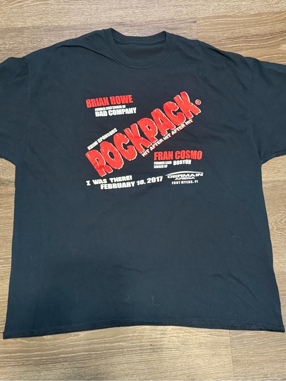 Rockpack Graphic Tee - Black with Red Print